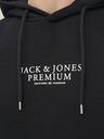 Jack & Jones Μαύρο Jack & Jones ανδρικό φούτερ με κουκούλα