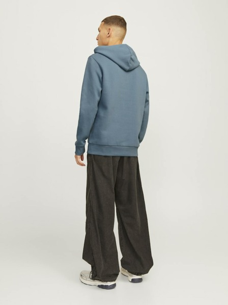Jack & Jones Μπλε ανδρικό φούτερ Jack & Jones με κουκούλα