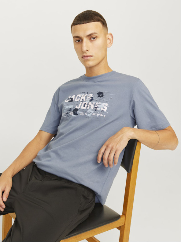 Jack & Jones Jack & Jones Ανδρικό γκρι T-Shirt