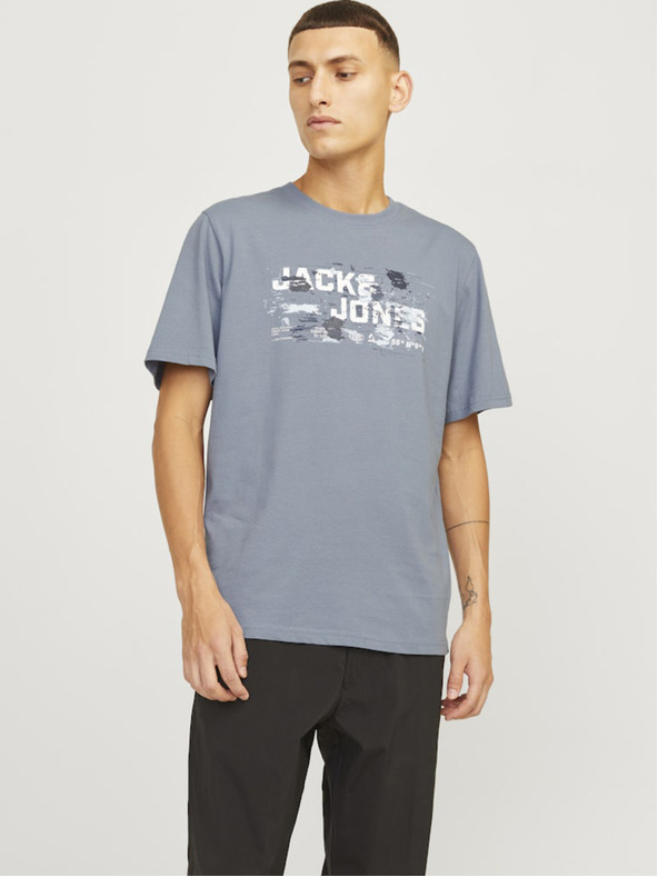 Jack & Jones Jack & Jones Ανδρικό γκρι T-Shirt