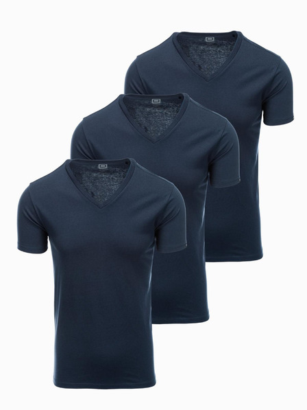 Ombre Clothing Ανδρικό t-shirt χωρίς εκτύπωση - mix 3 τεμ Z29 Ombre Clothing