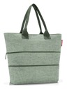 Reisenthel Reisenthel Shopper E1 Twist Sage τσάντα Φασκόμηλο
