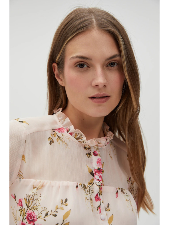 Moodo Γυναικεία λουλουδάτη μπλούζα Moodo