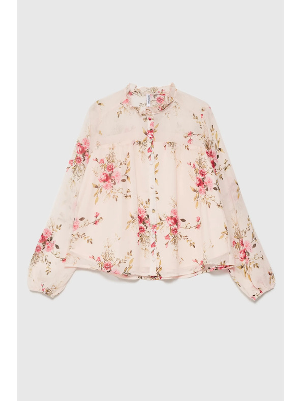 Moodo Γυναικεία λουλουδάτη μπλούζα Moodo