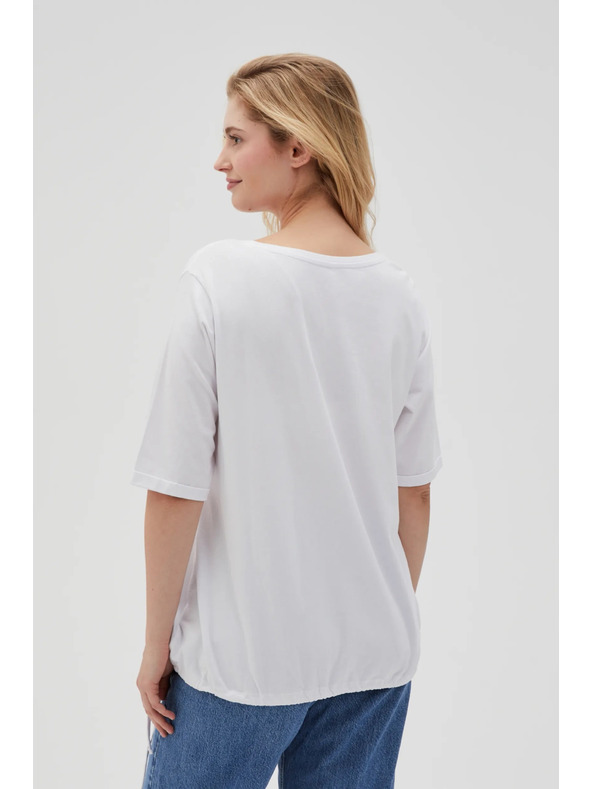 Moodo Λευκό γυναικείο t-shirt Moodo
