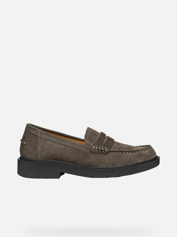 Geox Σκούρο γκρι γυναικεία παπούτσια Geox Spherica ec1 loafers