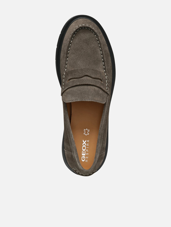Geox Σκούρο γκρι γυναικεία παπούτσια Geox Spherica ec1 loafers