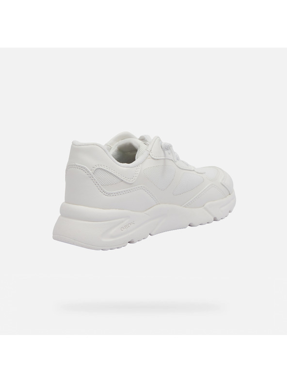 Geox Λευκά παιδικά αθλητικά παπούτσια Geox Loftus