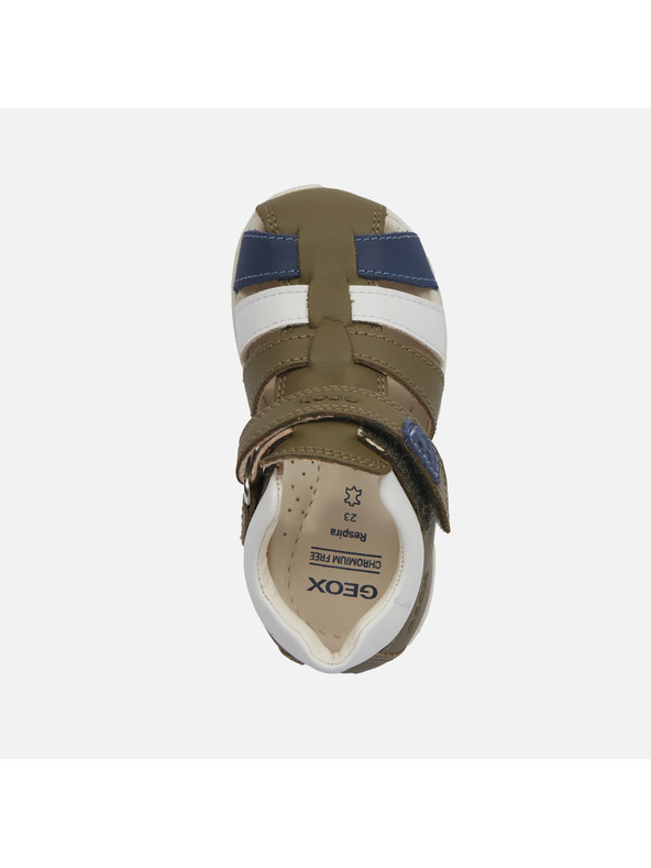 Geox Ανοιχτά πράσινα παιδικά σανδάλια Geox Macchia
