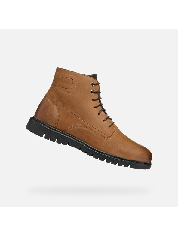 Geox Καφέ ανδρικά μποτάκια Geox Ghiacciaio