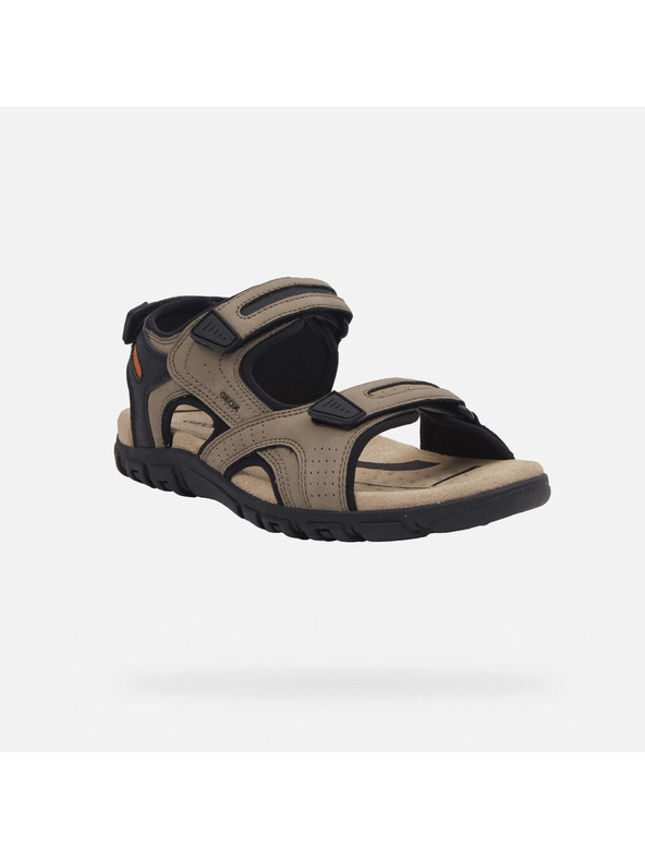 Geox Μπεζ ανδρικά σανδάλια Geox Strada