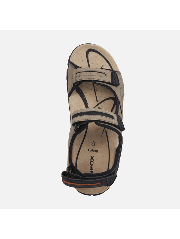 Geox Μπεζ ανδρικά σανδάλια Geox Strada