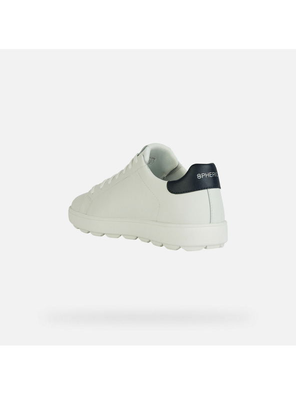 Geox Λευκά ανδρικά αθλητικά παπούτσια Geox Spherica ECUB-1