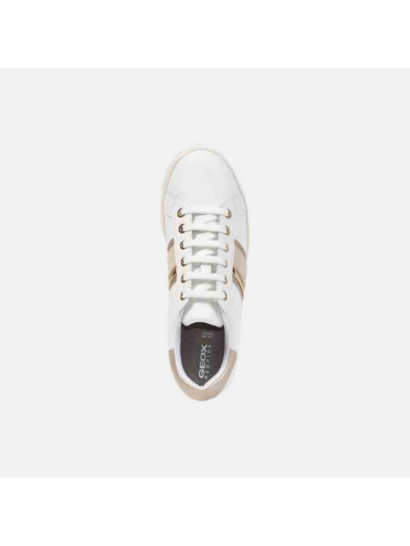 Geox Λευκά γυναικεία αθλητικά παπούτσια Geox Spherica EC4.1 B