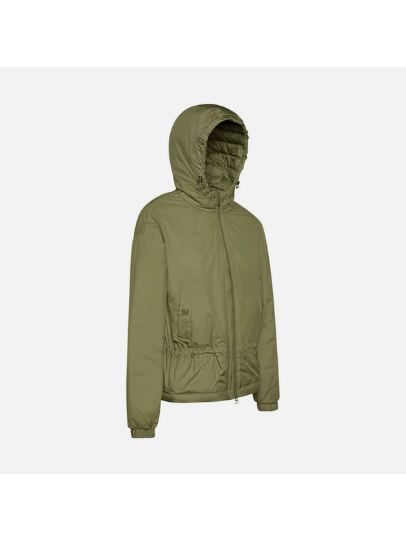 Geox Χακί γυναικείο μπουφάν Geox Spherica