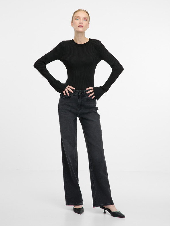 Orsay ORSAY Μαύρη γυναικεία ζακέτα ORSAY