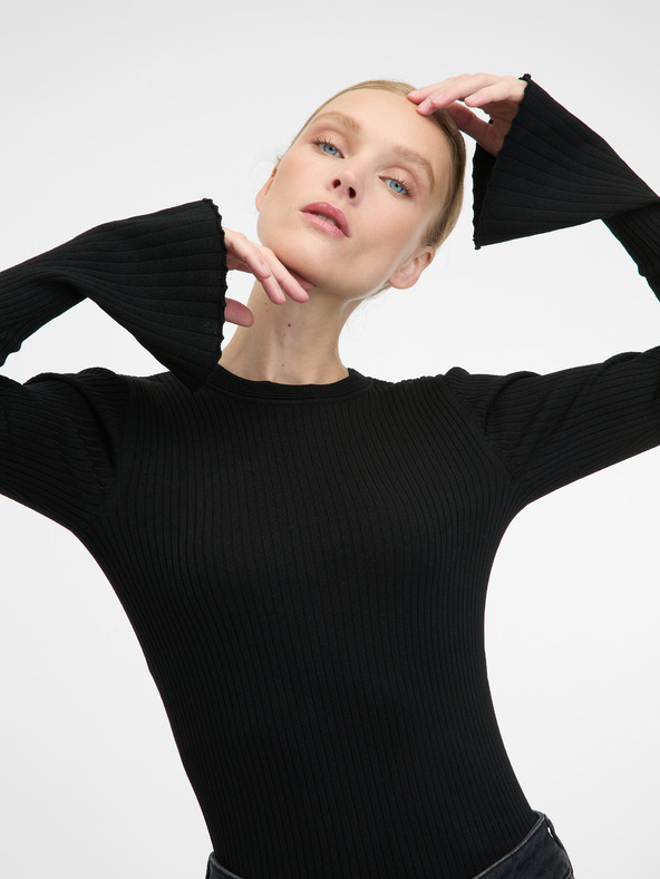 Orsay ORSAY Μαύρη γυναικεία ζακέτα ORSAY