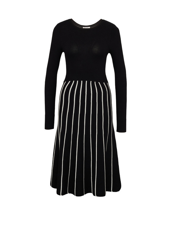 Orsay Μαύρο γυναικείο φόρεμα μέχρι το γόνατο ORSAY