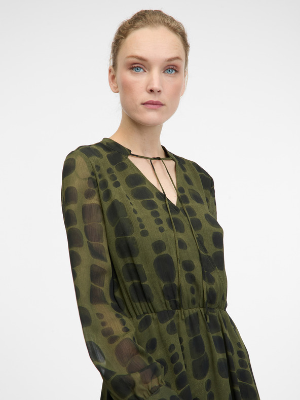 Orsay Πράσινο γυναικείο φόρεμα μέχρι το γόνατο ORSAY