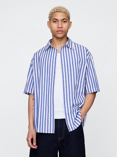 GAP Oversized βαμβακερό πουκάμισο GAP