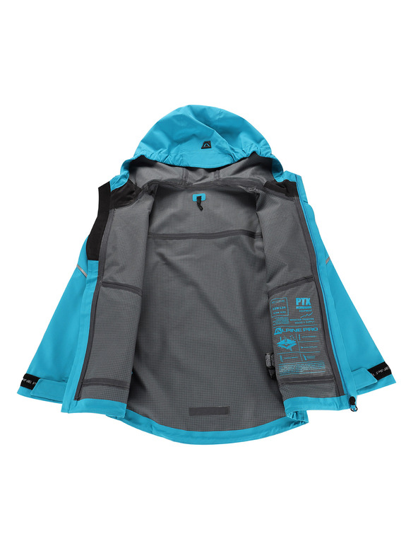 ALPINE PRO Παιδικό μπουφάν με μεμβράνη ptx ALPINE PRO ZARRO caribbean sea