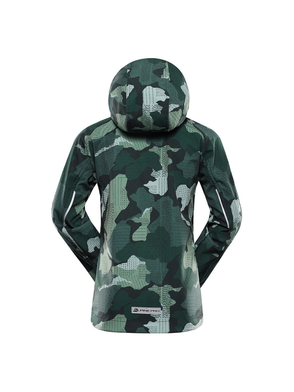 ALPINE PRO Παιδικό softshell μπουφάν με μεμβράνη ALPINE PRO EZORO myrtle παραλλαγή