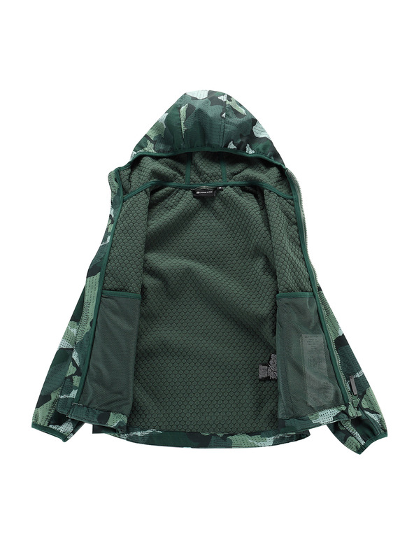ALPINE PRO Παιδικό softshell μπουφάν με μεμβράνη ALPINE PRO EZORO myrtle παραλλαγή