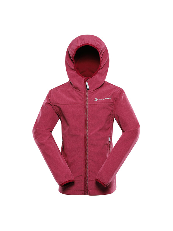 ALPINE PRO Παιδικό softshell μπουφάν με μεμβράνη ALPINE PRO OMANO 2 raspberry