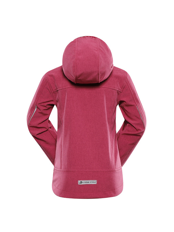 ALPINE PRO Παιδικό softshell μπουφάν με μεμβράνη ALPINE PRO OMANO 2 raspberry