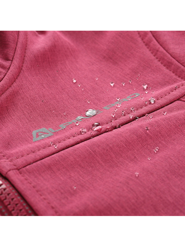 ALPINE PRO Παιδικό softshell μπουφάν με μεμβράνη ALPINE PRO OMANO 2 raspberry