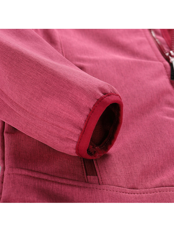 ALPINE PRO Παιδικό softshell μπουφάν με μεμβράνη ALPINE PRO OMANO 2 raspberry
