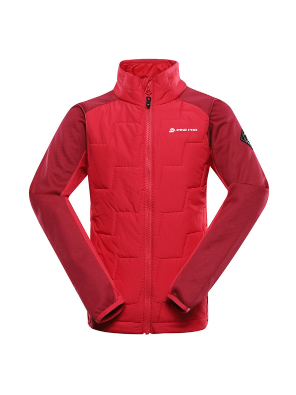 ALPINE PRO Παιδική μπλούζα με επένδυση merino ALPINE PRO JORWO raspberry