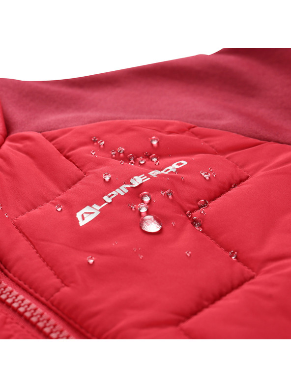 ALPINE PRO Παιδική μπλούζα με επένδυση merino ALPINE PRO JORWO raspberry