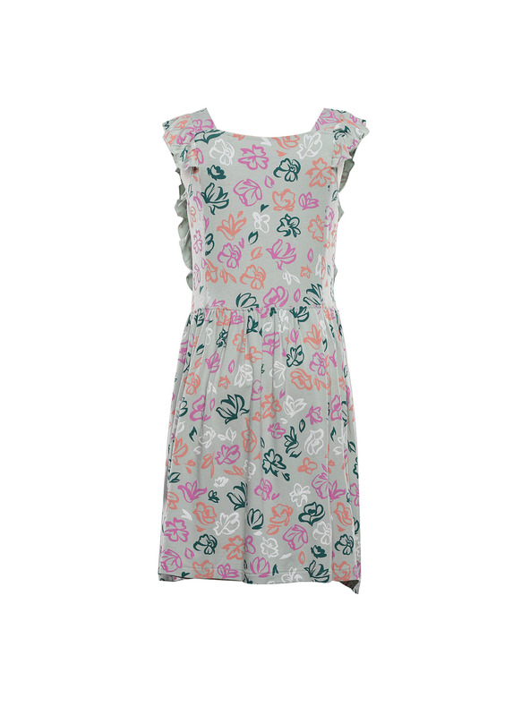 ALPINE PRO Παιδικό καλοκαιρινό φόρεμα ALPINE PRO EDANO pale aqua παραλλαγή pe