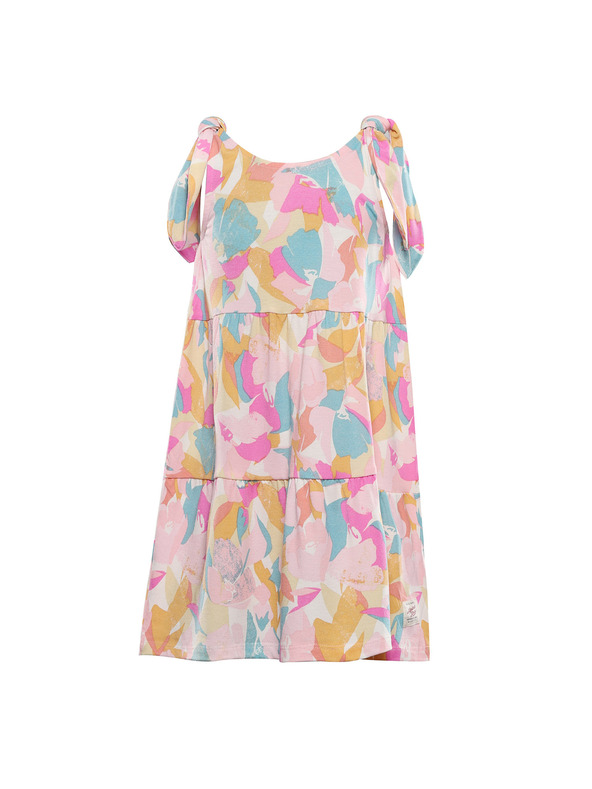 ALPINE PRO Παιδικό καλοκαιρινό φόρεμα ALPINE PRO ARENO creme παραλλαγή pa