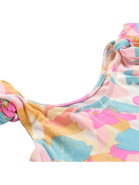 ALPINE PRO Παιδικό καλοκαιρινό φόρεμα ALPINE PRO ARENO creme παραλλαγή pa