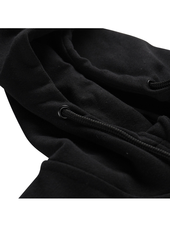 ALPINE PRO Ανδρική βαμβακερή ζακέτα με κουκούλα ALPINE PRO LOKK black