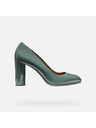Geox Ανοιχτοπράσινες γυναικείες γόβες Geox Walk Pleasure 90