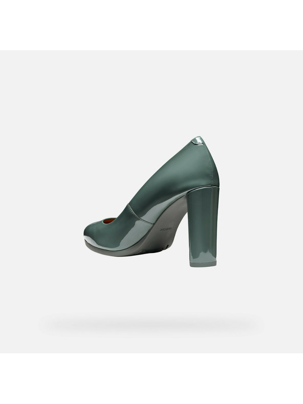 Geox Ανοιχτοπράσινες γυναικείες γόβες Geox Walk Pleasure 90