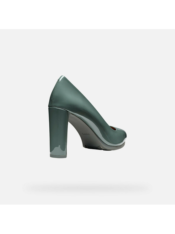 Geox Ανοιχτοπράσινες γυναικείες γόβες Geox Walk Pleasure 90