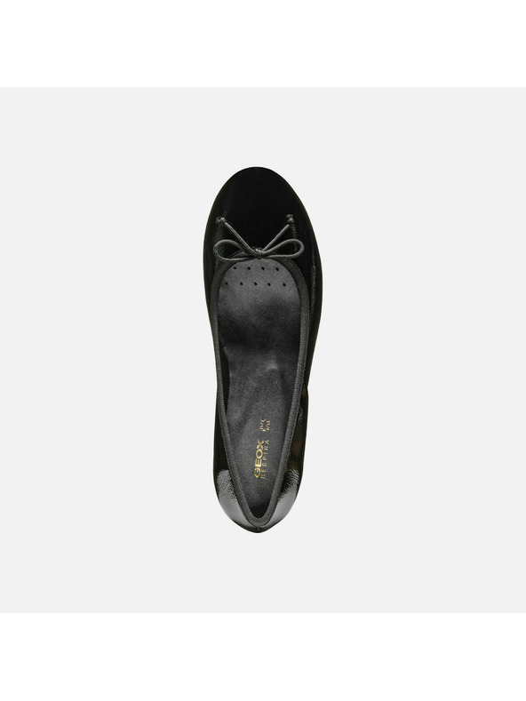 Geox Μαύρα γυναικεία παπούτσια με τακούνι Geox Floretia