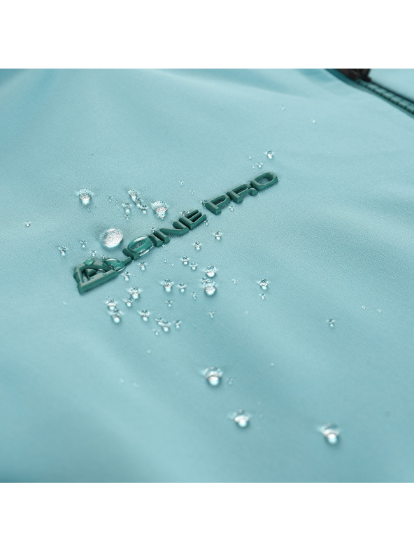 ALPINE PRO Γυναικείο αδιάβροχο μπουφάν με μεμβράνη ptx ALPINE PRO ZARRA aqua sea