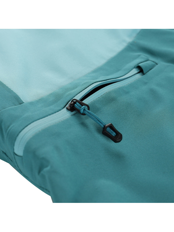 ALPINE PRO Γυναικείο αδιάβροχο μπουφάν με μεμβράνη ptx ALPINE PRO ZARRA aqua sea