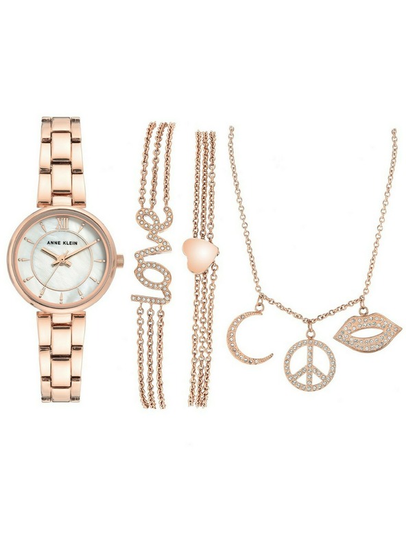 Anne Klein Ροζ-χρυσό γυναικείο ρολόι Anne Klein