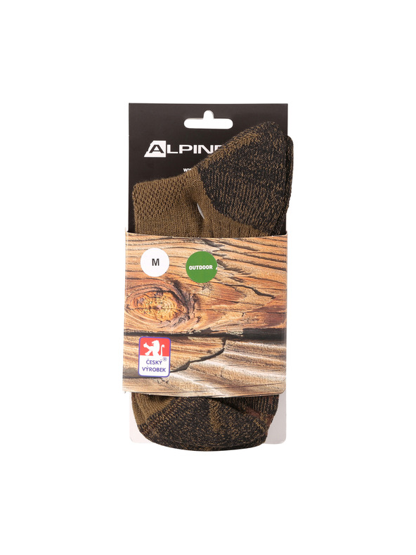 ALPINE PRO Αντιβακτηριακές κάλτσες ALPINE PRO KEROWE γκρι πέτρα