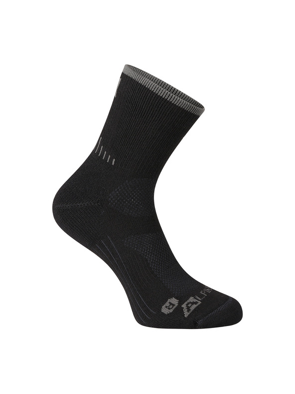 ALPINE PRO Αντιβακτηριακές κάλτσες ALPINE PRO KEROWE μαύρο