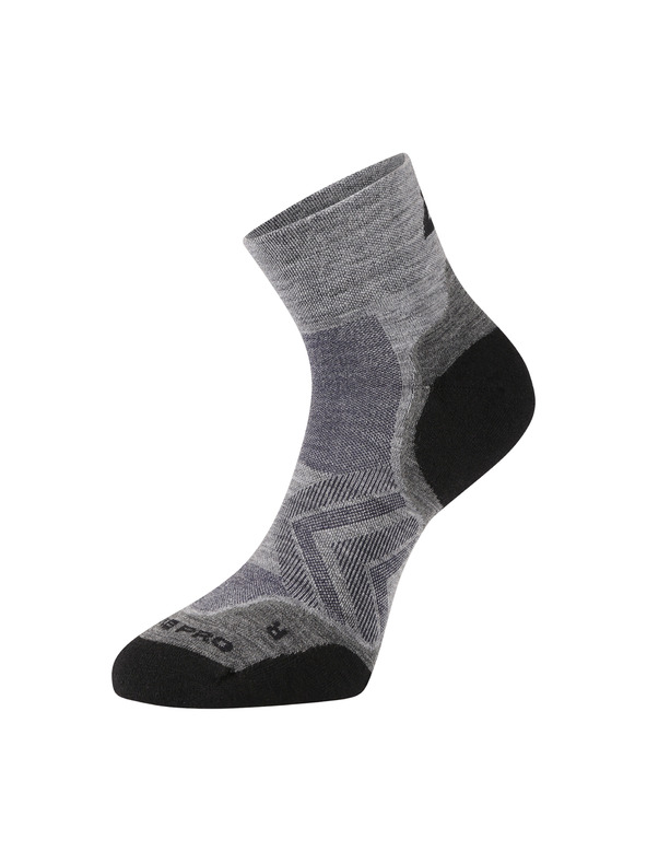 ALPINE PRO Αντιβακτηριακές κάλτσες από μαλλί μερίνο ALPINE PRO DERERE γκρι