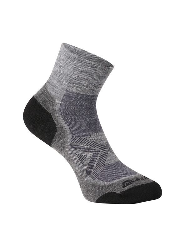 ALPINE PRO Αντιβακτηριακές κάλτσες από μαλλί μερίνο ALPINE PRO DERERE γκρι