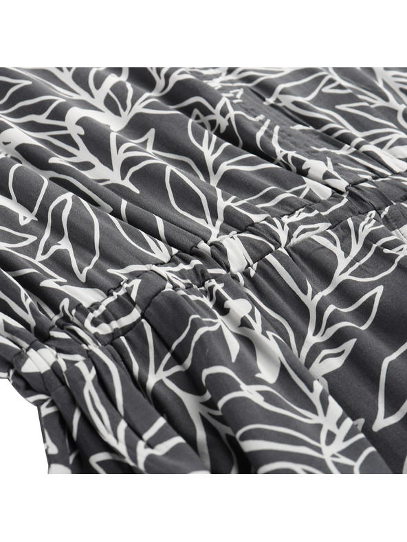 ALPINE PRO Γυναικείο καλοκαιρινό φόρεμα ALPINE PRO NIEWA σκούρο true gray παραλλαγή pb