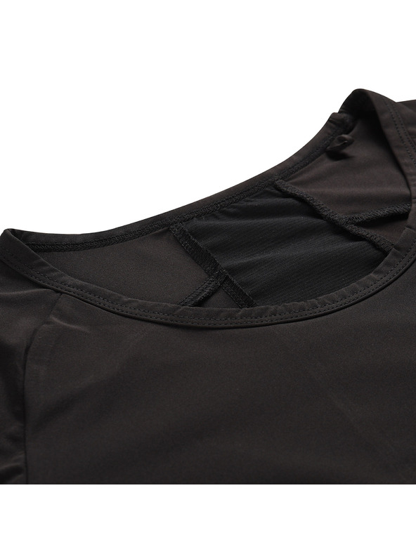 ALPINE PRO Γυναικείο γρήγορα στεγνωτικό μπλουζάκι με cool dry ALPINE PRO BONDA 2 black